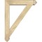 Ekena Millwork Traditional Arts and Crafts Rough Sawn Bracket w/ Offset Brace, Douglas Fir, 6"W x 28"D x 36"H BKT0604X28X36TRA03RDF - alternate 4